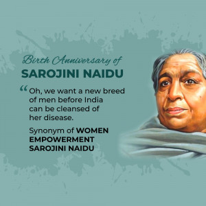 Sarojini Naidu Birth Anniversary: 13 Feb | Download Poster and Hd Photos Free 7 Sarojini Naidu Birth Anniversary Hd Images Free Download